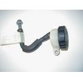 Bremsflssigkeitsbehlter hinten mit Schlauch<br>Zustand: Gebraucht ohne Mngel<br><br>Verwendbar fr: Honda XRV 750 Africa Twin, Typ: RD07, Modelljahr: von 01/1993 bis 12/1995
