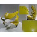 Verkleidungsoberteil / Frontverkleidung, gelb/dunkelblau<br>Zustand: Gebraucht mit Mangel<br><br>Verwendbar fr: Honda CBR 900 RR Fireblade, Typ: SC50, Modelljahr: von 01/2002 bis 12/2003