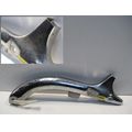 Radlauf-Halter hinten links, chrom<br>Zustand: Gebraucht mit Mangel<br><br>Verwendbar fr: Kawasaki EN 500, Typ: EN500A, EN, Modelljahr: von 01/1990 bis 12/1995