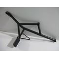 Furastenhalter hinten links, schwarz<br>Zustand: Gebraucht ohne Mngel<br><br>Verwendbar fr: Kawasaki Versys 650 ABS, Typ: LE650C, Modelljahr: von 01/2010 bis 12/2014