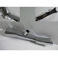Auspuffendtopf-Abdeckung vorne, chrom<br>Zustand: Gebraucht mit Mangel<br><br>Verwendbar fr: Kawasaki VN 1500 Drifter, Typ: VNT50J, Modelljahr: von 01/1999 bis 12/2000