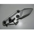 Furastenhalteplatte vorne links<br>Zustand: Gebraucht ohne Mngel<br><br>Verwendbar fr: Suzuki GSX 1400, Typ: WVBN, Modelljahr: von 01/2001 bis 12/2007