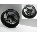 Hinterradfelge (J17xMT6.00), schwarz<br>Zustand: Gebraucht mit Mangel<br><br>Verwendbar fr: Triumph Thunderbird Storm 1700 ABS, Typ: B16BA, Modelljahr: von 01/2011 bis 12/2018