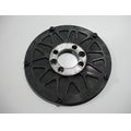 Bremsscheiben-Halter hinten<br>Zustand: Gebraucht ohne Mngel<br><br>Verwendbar fr: BMW R 1100 RT, Typ: BMW259, Modelljahr: von 01/1995 bis 12/2001